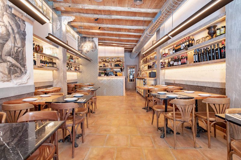 fotografía espacios interiores restaurante petra